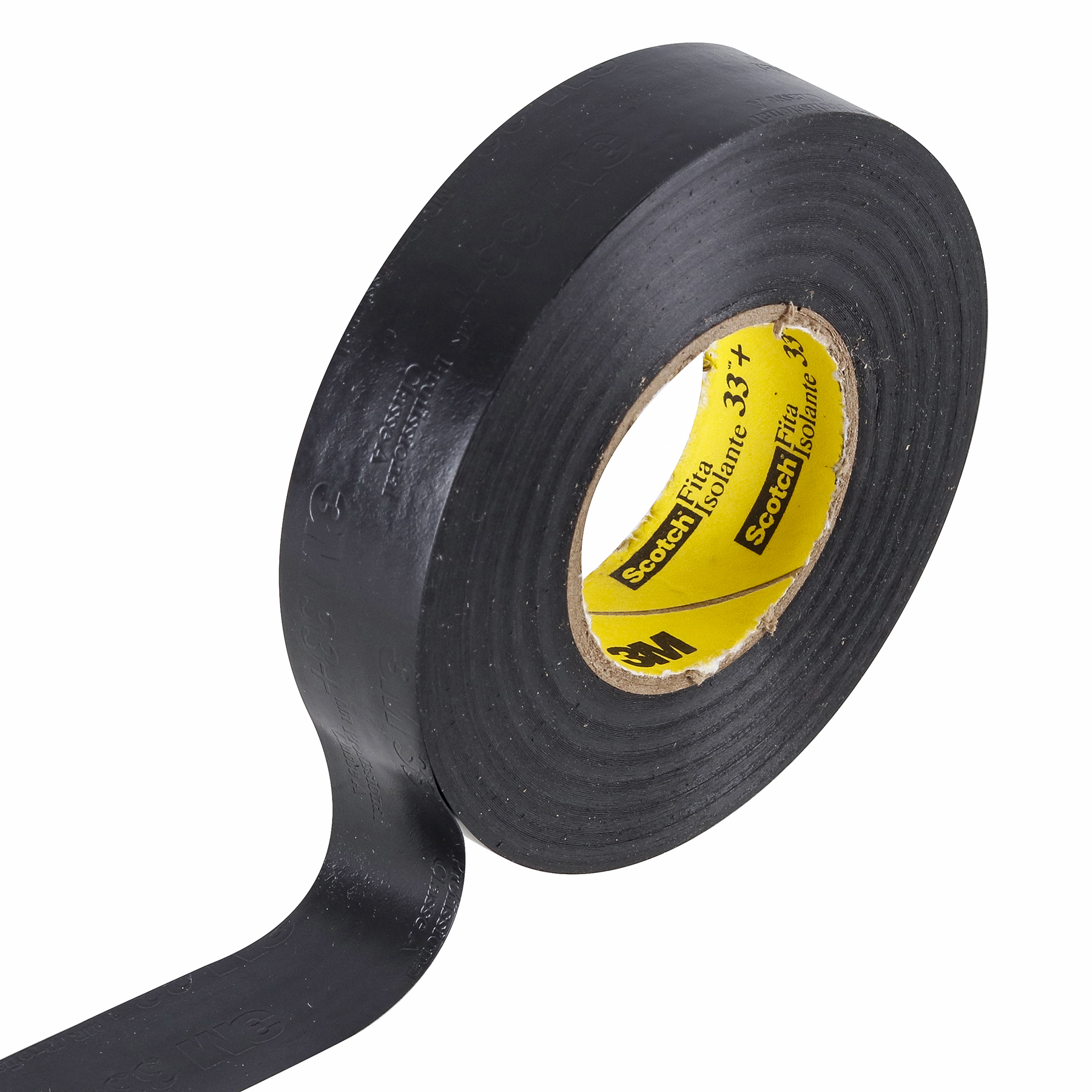 Fita Isolante Preta Classe A 19mm x 20m x 0,19mm (3M Scotch 33+) - Imagem 2
